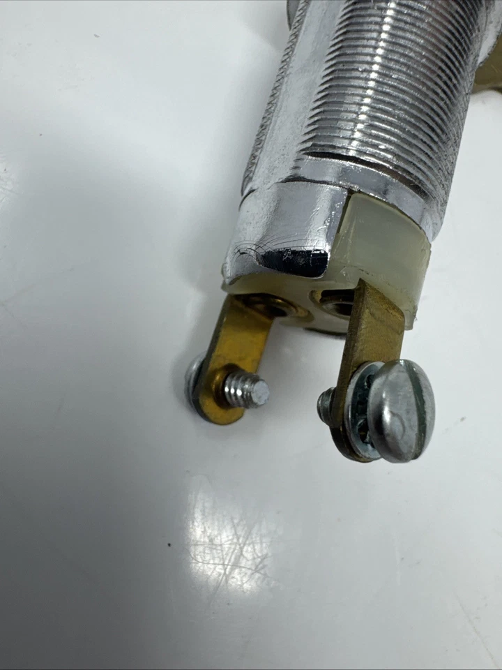 Винтажный мгновенный электрический ключ переключатель панель замок Illinois F315 США 3/4 дюйма отверстие - Изображение 3 из 4