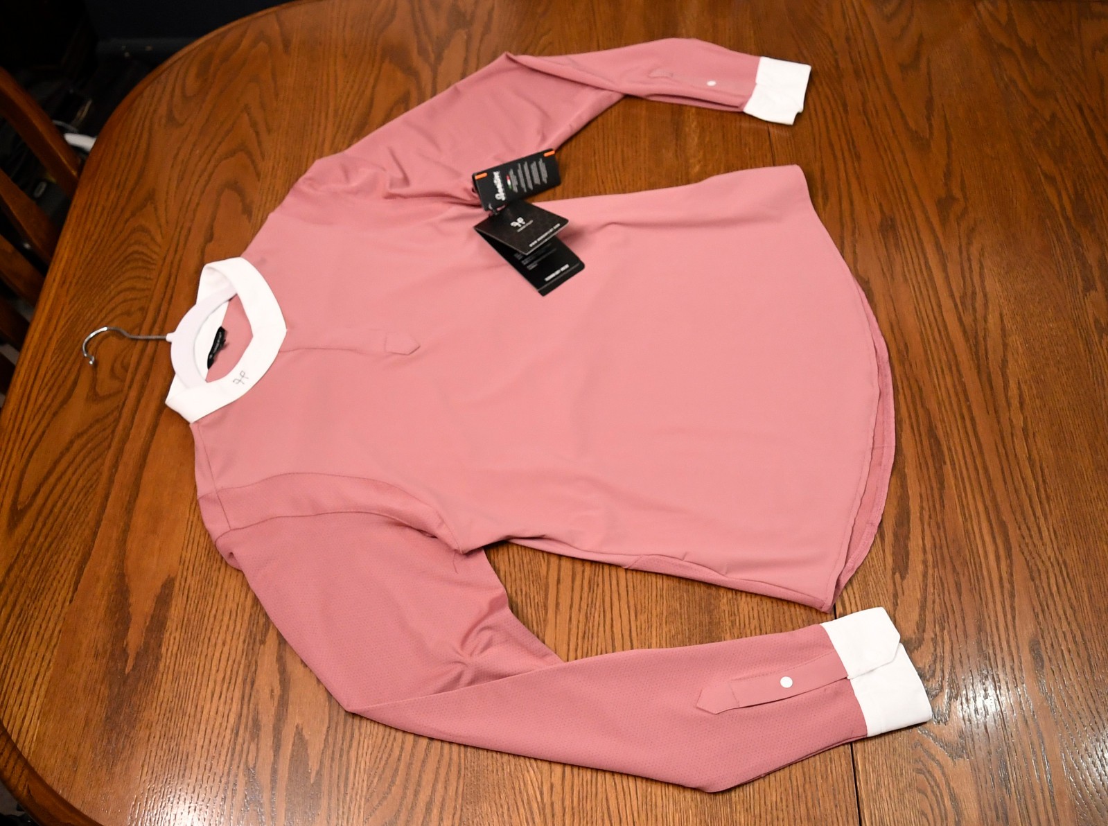 Horse Pilot, New, Aerolight long sleeve show shirt, Mesa Pink, Large $190