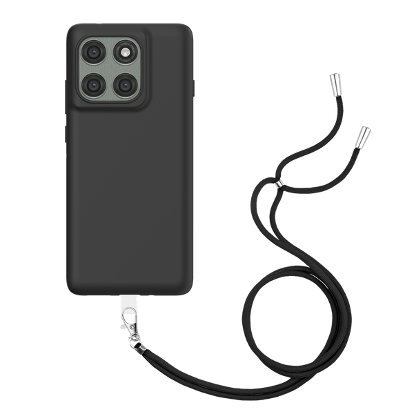 HüLle Geeignet FüR Motorola Edge 60 Pro SchutzhüLle - Schwarz-image