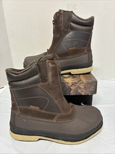 NORTIV8 Men Snow Boots Zip Outdoor Waterproof Winter Insulated Ski Boots Size6.5