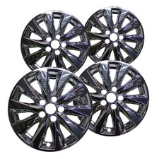Set Of 4 Chrome 17 Inch Impostor Wheel Skins For 18-21 Toyota Camry Rim Covers