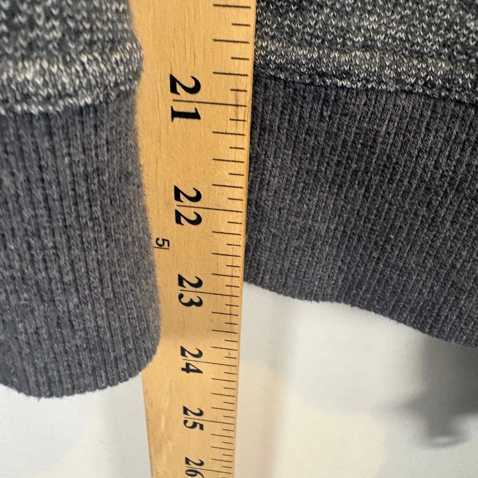 Marc Anthony Mens Full Zip Mock Neck Knit Jacket Charcoal Gray Medium image 9