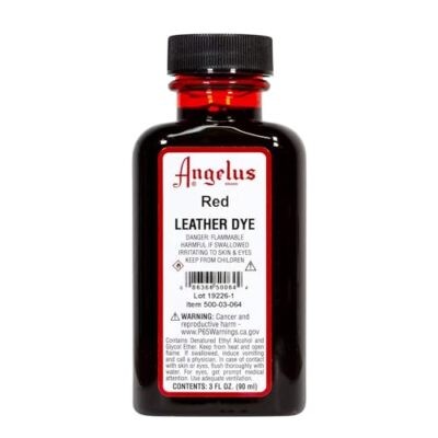 3oz Vibrant Red Leather Dye for DIY Projects