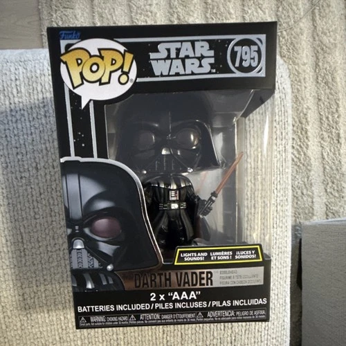 Funko Pop! Sfx Vinyl: Darth Vader Star Wars Lights & Sounds #795 Bobblehead