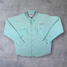 Columbia PFG Bahama II Mens Fishing Shirt FM7048 Long Sleeve Vented Tactel XXL
