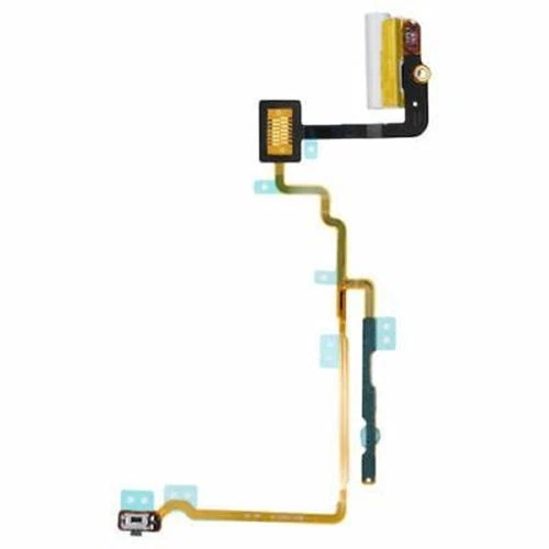 For iPod Nano 7 - White Headphone Audio Jack Power Volume Button Flex Cable - Image 4 of 4