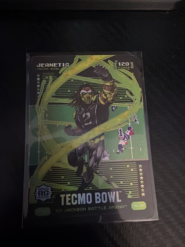 2026 Bo Jackson Battle Arena Jeantic Rookie Tecmo Bowl Battle Foil Glow
