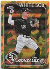 2024 Topps Chrome Sapphire Edition #532 Romy Gonzalez Gold 4/50