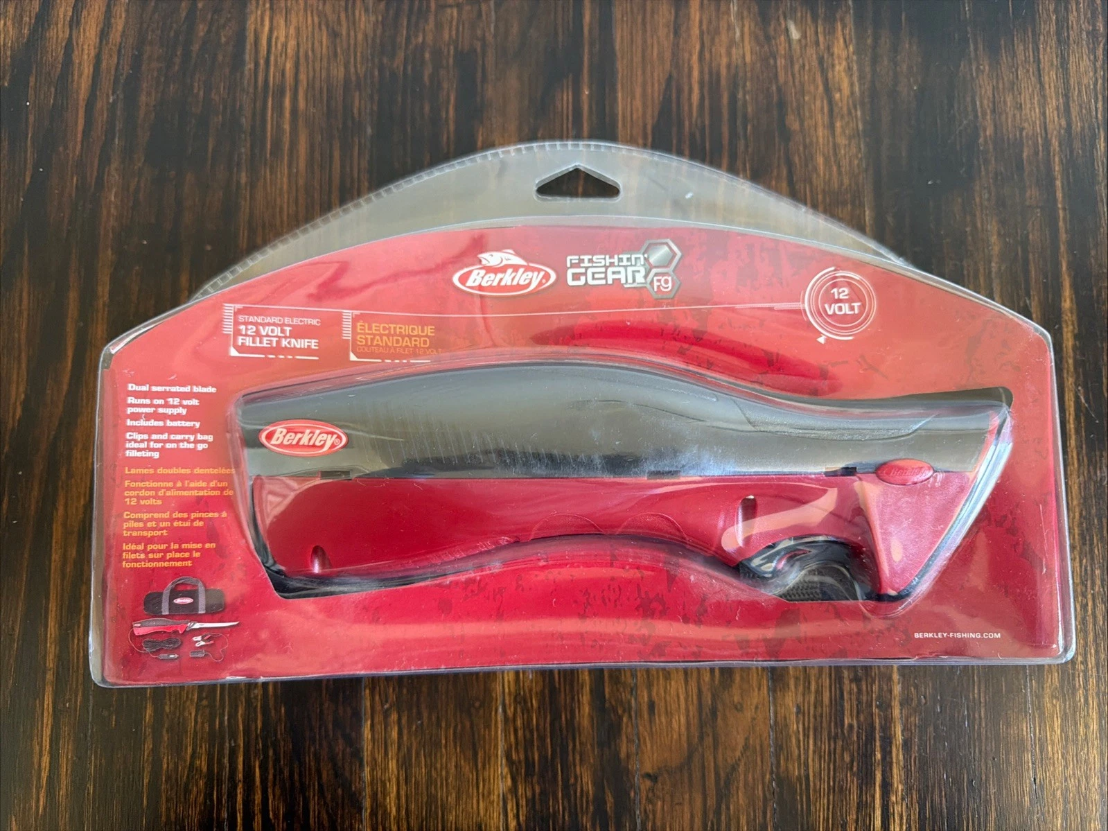 Berkley 12V Electric Fillet Knife w/ Case NEW SEALED Fishing Fishin Gear 12 Volt