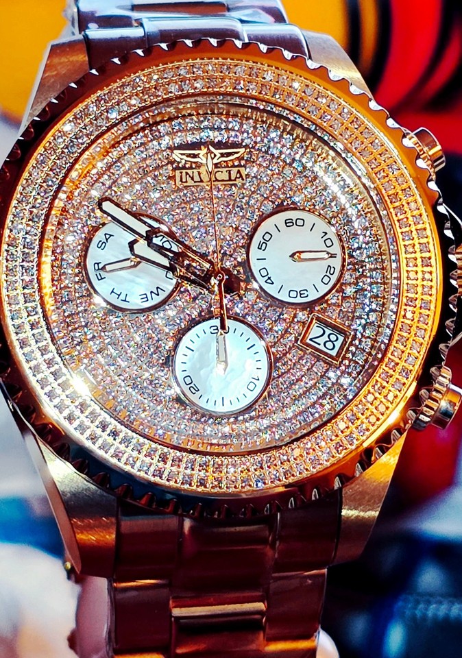 INVICTA GRAND DIVER SWISS MADE WHITE DIAMONDS 2 CTW* SAPPHIRE ...