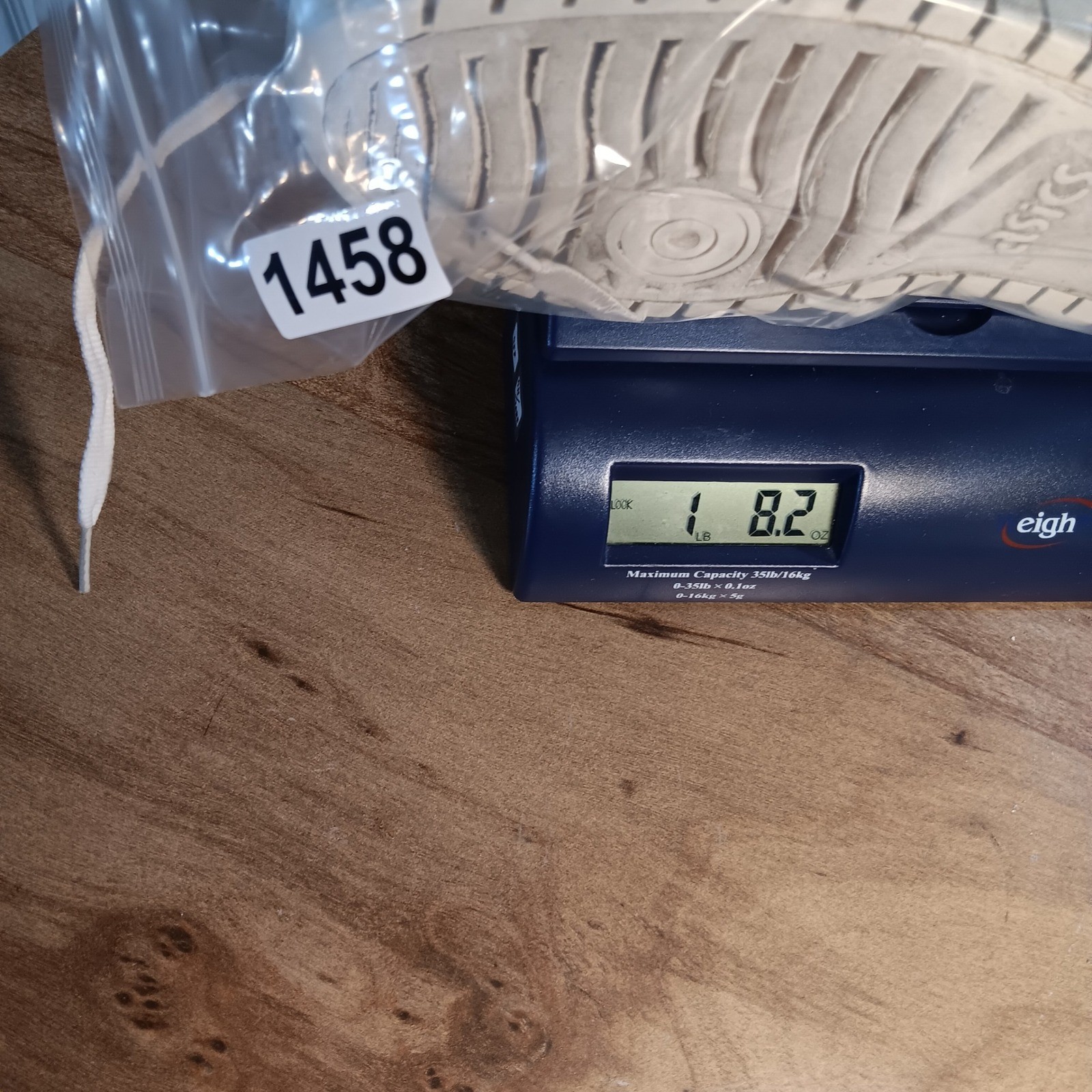 ASICS Low Top Sneakers White Grey Lace Up Athletic Shoes US 8.5 EU 40 UK 6.5 thumbnail 16