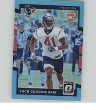2017 Donruss Optic #103 Zach Cunningham Aqua #/299 RC