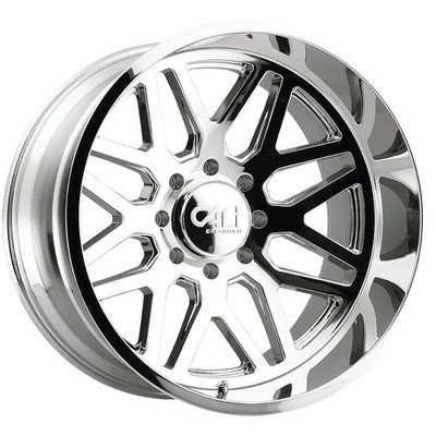 Cali Off-Road 9115 Invader 24x14 6x135 -76mm Chrome Wheel Rim 24'' Inch