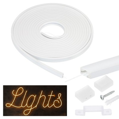 LED channel diffuser 16.5ft/5m for silicone, 13x5mm system