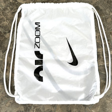 White Nike Air Zoom Track  Field Shoe Alpha Adapt Gymsack Drawing Bag