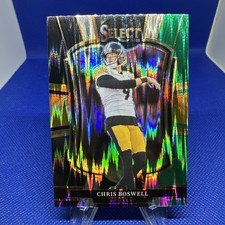 2025 Panini Select Chris Boswell #151 Black and Green Prizm Shock