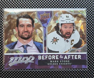 2021-22 Upper Deck MVP #BA-14 Mark Stone Before and After Gold