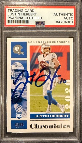 2020 Panini Chronicles Justin Herbert #53 card