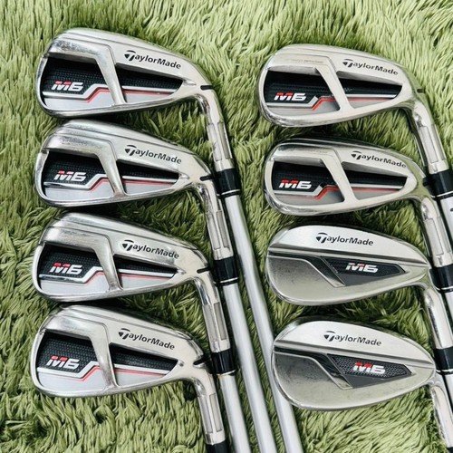 TaylorMade M6 iron Set 5I-9I.Pw.Aw.Sw 8 Pcs Shaft FUBUKI TM6 Flex S Right Handed - Picture 2 of 9