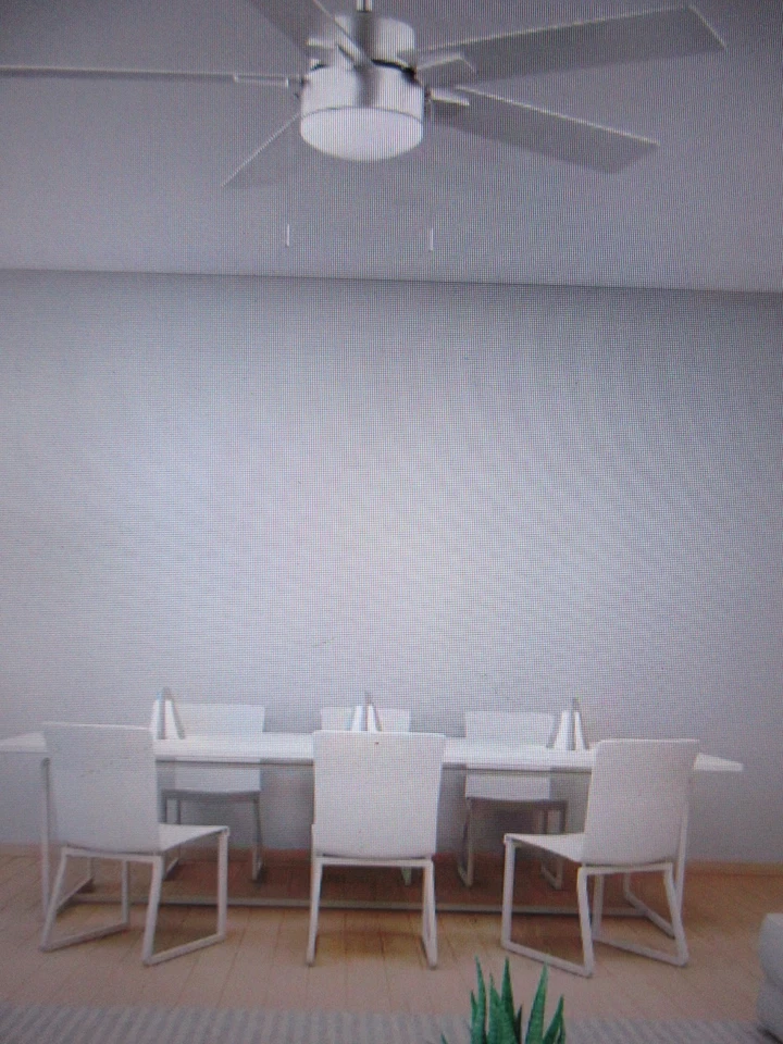 Hampton Bay 52 in. Corwin Indoor/Outdoor Silver LED Ceiling Fan with Light Kit - Image 4 of 4