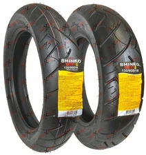 Shinko 130/90B16 Front Rear Tire Set Motorcycle Tires 130 90 16 777