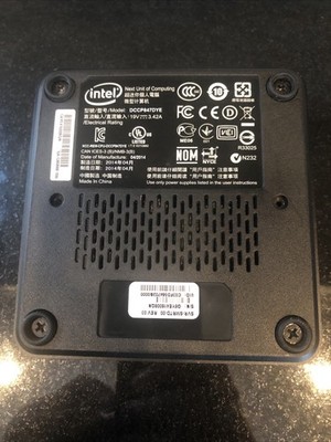 Intel Model DCCP847DYE MINI PC With Power Cord perfect working condition