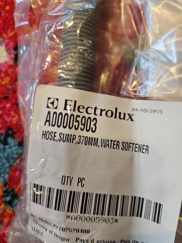 ☆GENUINO☆ A00005903 A00005901 OEM ELECTROLUX Sumidero Manguera Sumidero Ablandador de Agua -------B84 Foto 2 de 4