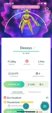 - Shiny Deoxys (Normal) -  P T C - Can Transfer Pokemon Home
