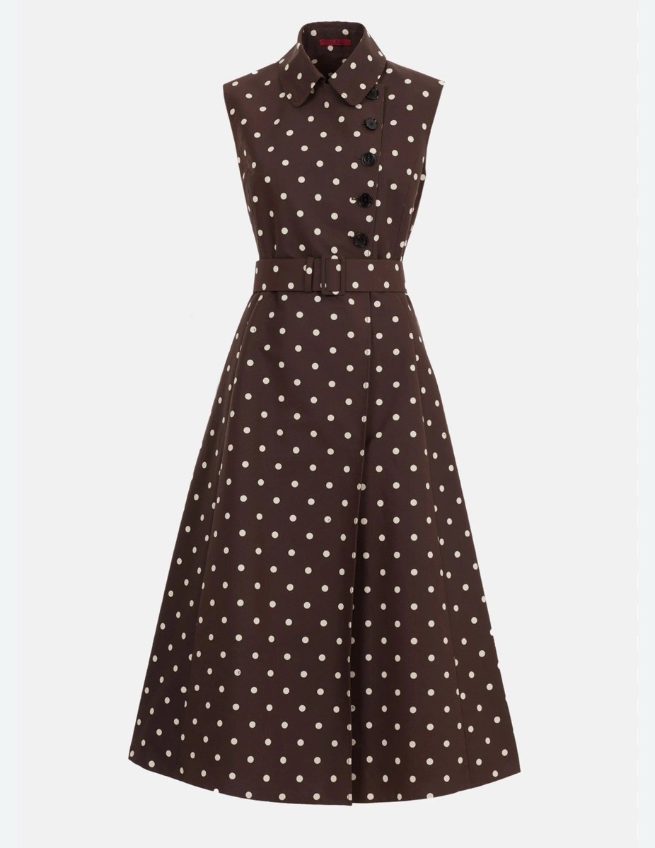 carolina herrera green polka dot dress Carolina Herrera
