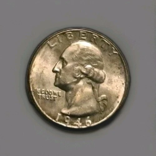 1946-P Washington SILVER Quarter Brilliant Uncirculated.