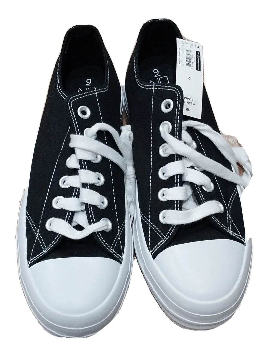 No Boundaries Women s Low Chunky Platform Lace Up Sneakers Black