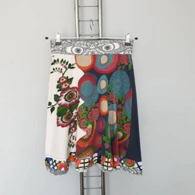Damen  DESIGUAL  Weib Schwarz  Rocke  Skirt  Gr. XS - Bild 1 von 4