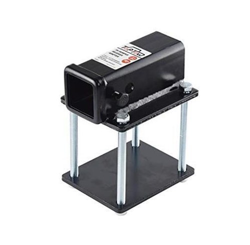 TOPTOW RV Bumper Hitch Receiver 63801 for 4 inch to 4.5 inch Beams, 2 inch 