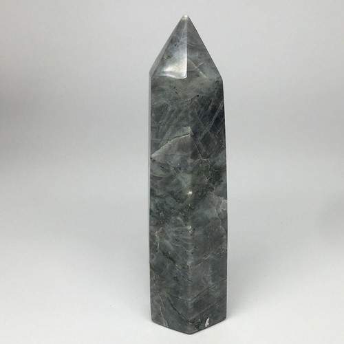 1690g,9.75"x2.7"x2.5" Natural Labradorite Tower Point Crystal @Madagascar,TP166 - Picture 3 of 9