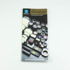 Minolta Maxxum Lenses  Accessories Brochure