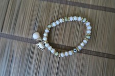 Elephant Charm Beaded Bracelet