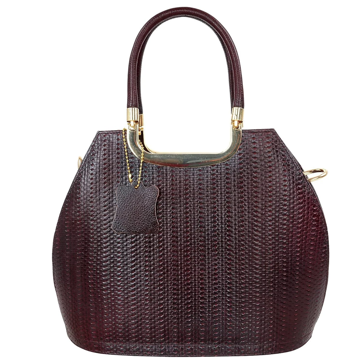 New Brown Chatai Print Full-Grain Natural Cro Leather Top-Handle satchel  Handbag | eBay
