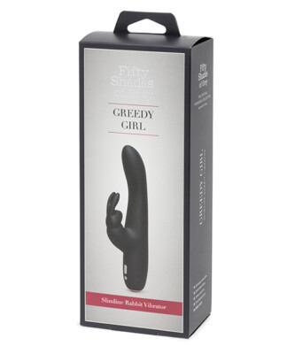 Fifty Shades Of Grey Greedy Girl Rechargeable Slimline - Black