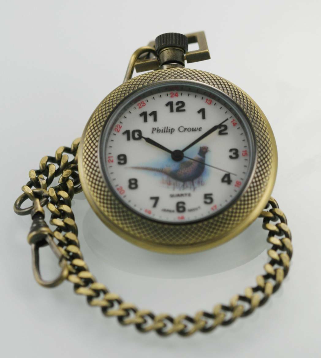 Phillip Crowe Watch Majesti Men Stainless Gold Steel Battery Pocket