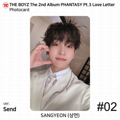 The Boyz Phantasy Pt.3 Love Letter Photocard Postcard Frame Film