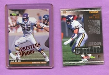 JACK DEL RIO MINNESOTA VIKINGS 1995 PROLINE CLASSIC PRINTERS PROOF CARD 1 OF 400