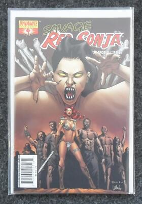 Savage Red Sonja: Queen Of The Frozen Wastes Nr. 4 - Dynamite USA - Z. 1-2