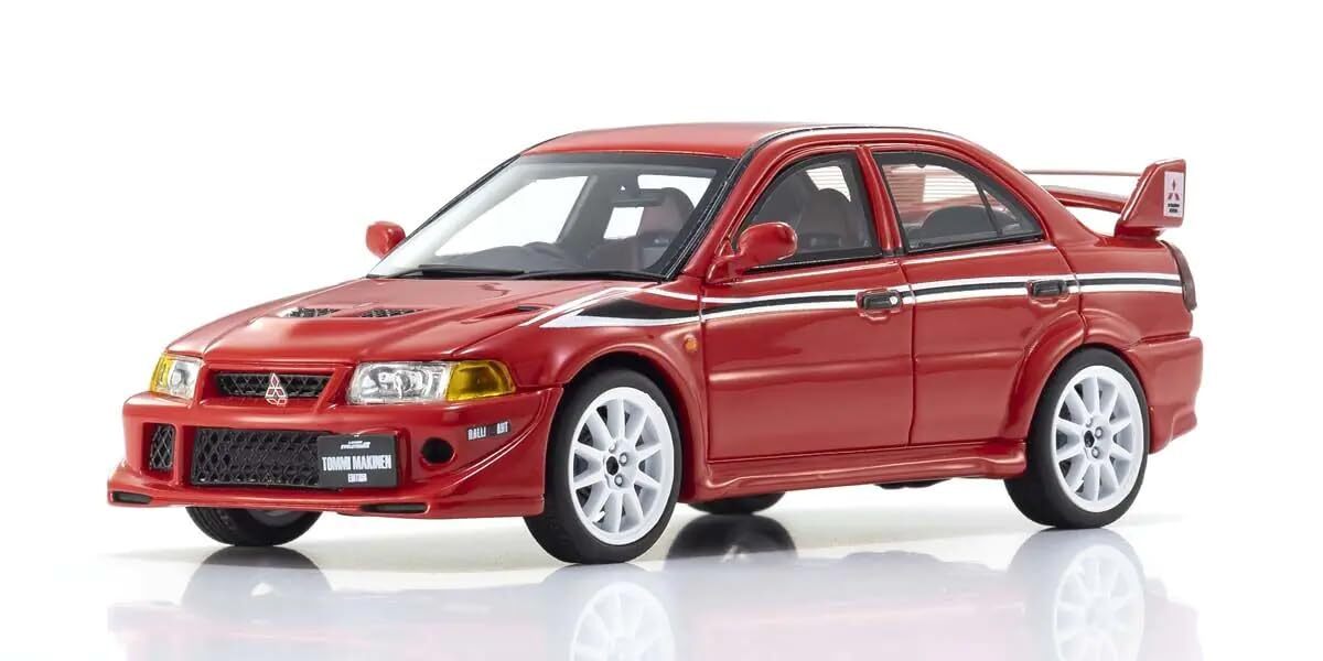 ホビーラジコン KYOSHO MITSUBISHI LANCER EVOLUTION 1/43 Kyosho Mitsubishi Lancer Evolution VI TME White Limited