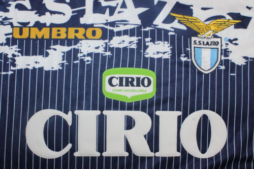 MAGLIA CALCIO RETRÒ VINTAGE LAZIO AWAY STAGIONE 1996/97 NUOVA/NEW - Imagen 5 de 7