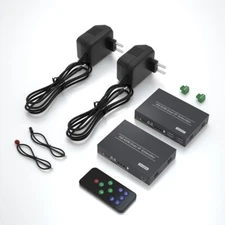 HDMI over Many-to-Many multicast IP extender over single Category cable to 150M