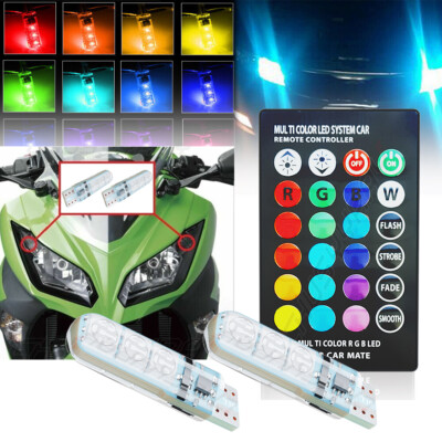For Kawasaki Ninja KRT LED Pilot Park Lights T10 ninja 300 ex300