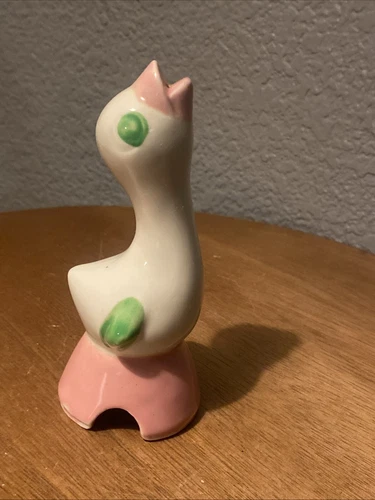 Vintage Shawnee Pottery Pink Pie Bird Vent Mid Century 5” Pillsbury Premium