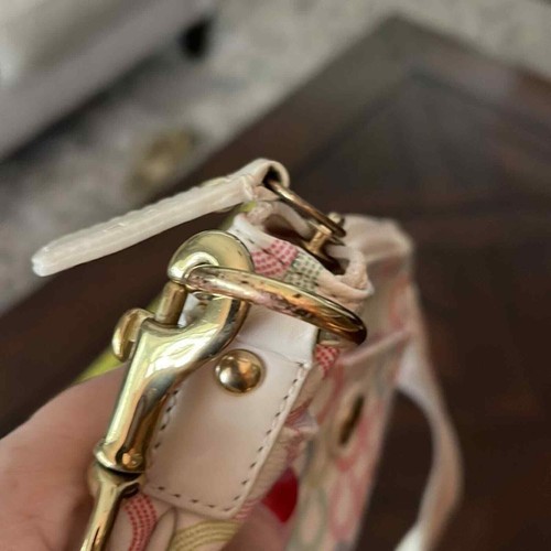 Rare Beautiful Coach Signature Pastel Crossbody Bag - Picture 14 of 14
