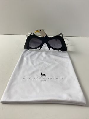 NWT STELLA MCCARTNEY Kids Black Crazy Eagle Fun Sunglasses