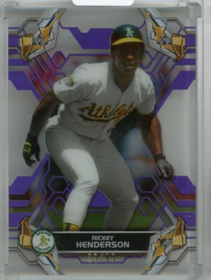 2019 【 Rickey Henderson 】2019 Topps High Tek Auto！！リッキー